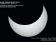La fase massima dell’Eclissi di Sole nel Cielo limpido dal 
